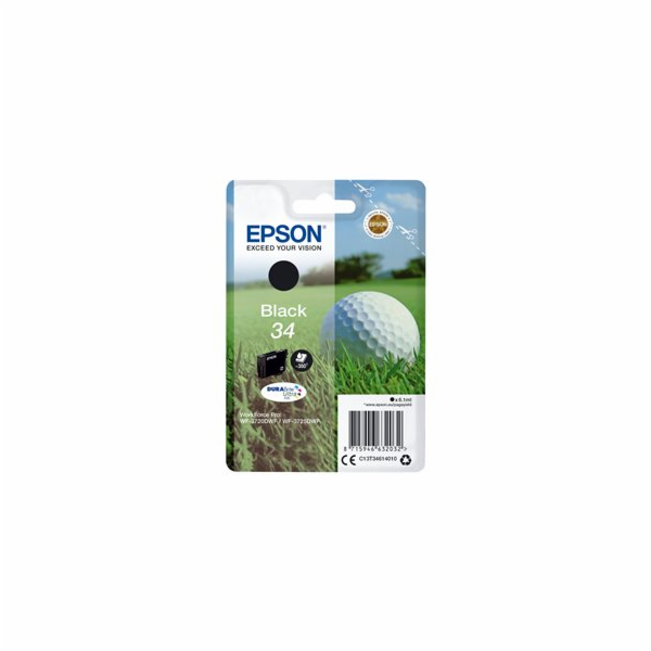 Epson 34 - 6.1 ml - černá - originální - blistr s RF / ak...