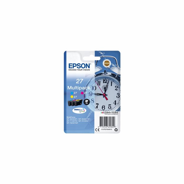 Epson 27 Multi-Pack - 3-balení - 10.8 ml - žlutá, azurová...