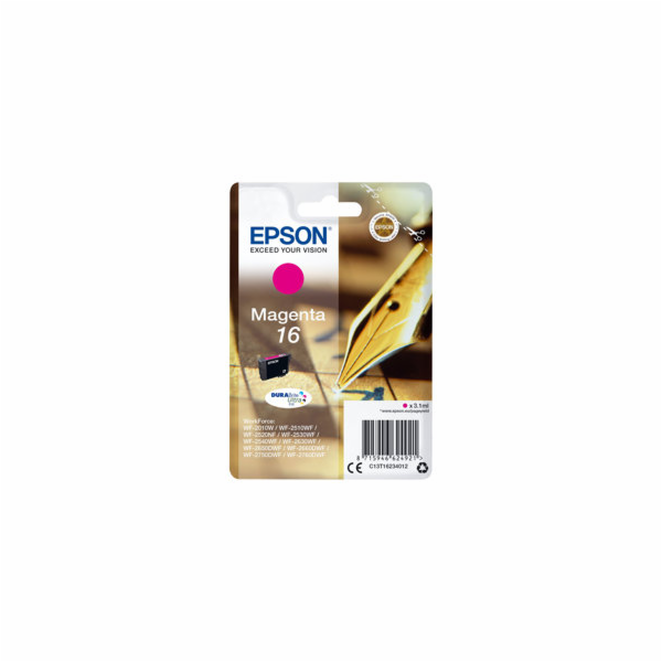 Epson 16 - 3.1 ml - purpurová - originální - blistr s RF ...