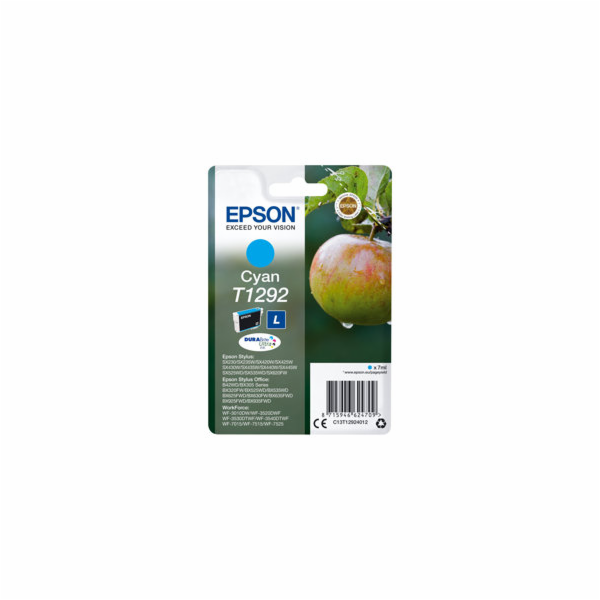 Epson T1292 - Velikost L - azurová - originální - blistr ...