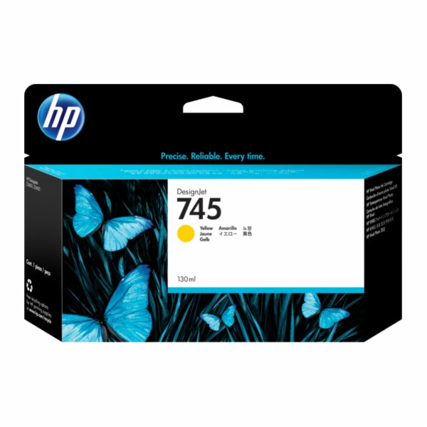 HP 745 - 130 ml - žlutá - originální - DesignJet - inkous...