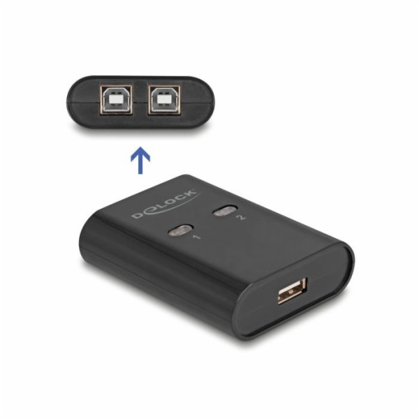 Delock Přepínač USB 2.0, 2 PC na 1 zařízení