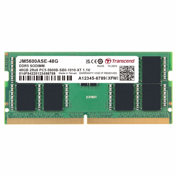 48GB JM DDR5 5600 SO-DIMM 2Rx8 3Gx8