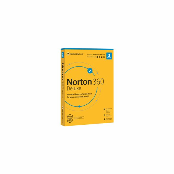 Norton 360 Deluxe - Pro Tech Data - licence na předplatné...