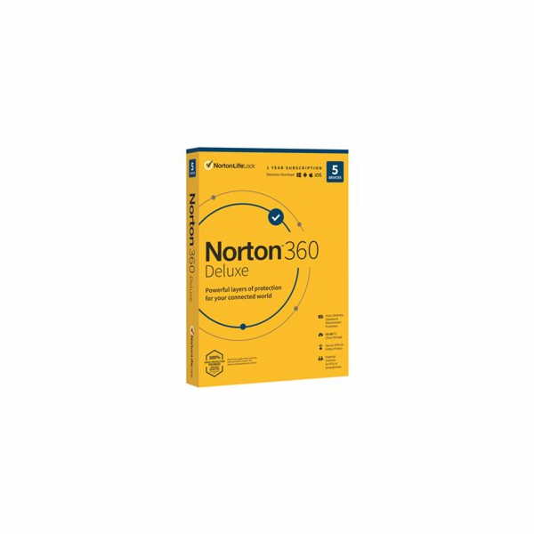 Norton 360 Deluxe - Pro Tech Data - licence na předplatné...
