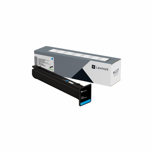 Lexmark - Azurová - originální - pouzdro - kazeta s barvi...