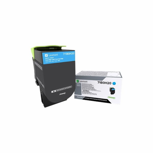 Lexmark X417 - Vysoká výtěžnost - azurová - originální - ...