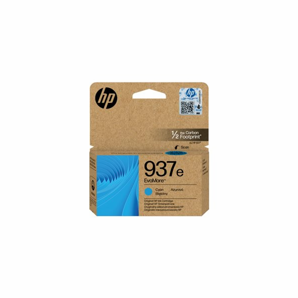 HP 937e EvoMore - Azurová - originální - inkoustová cartr...