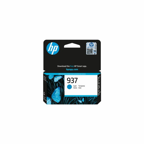 HP 937 - Azurová - originální - inkoustová cartridge