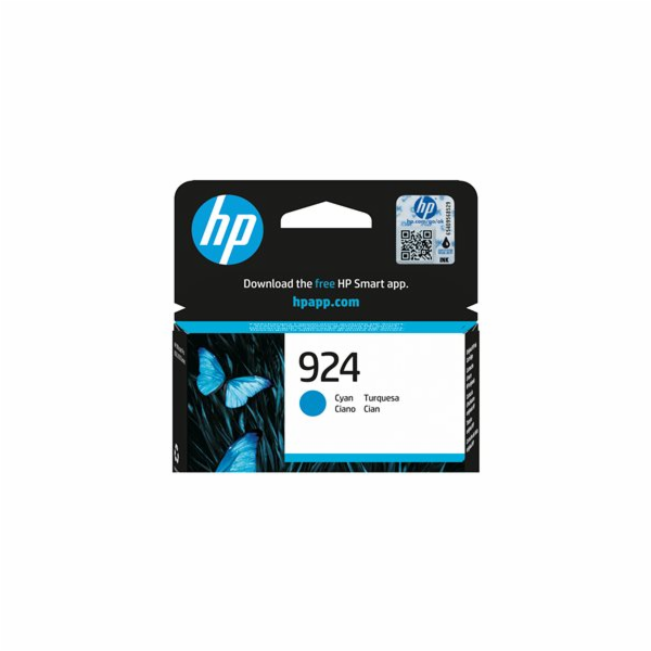HP 924 - Azurová - originální - Officejet - inkoustová ca...