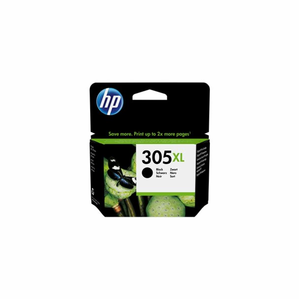 HP 305XL - 4 ml - Vysoká výtěžnost - pigmentová černá - o...