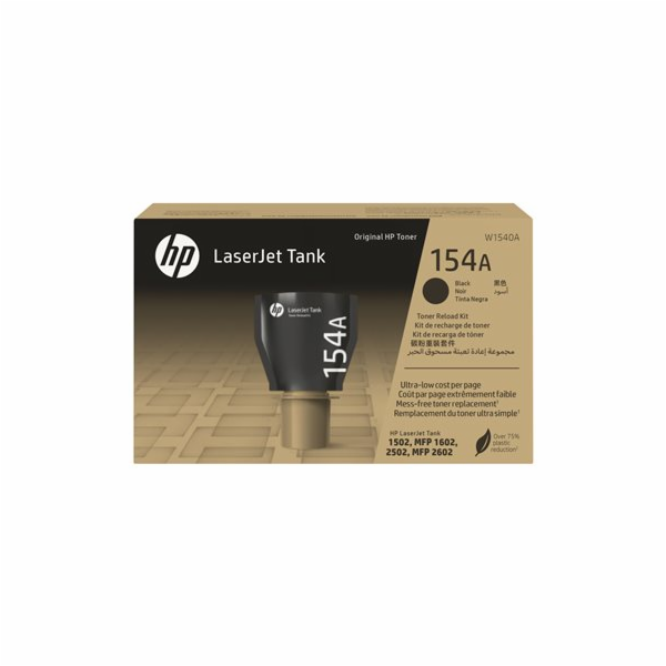 HP 154A - Average Yield - černá - originální - náplň tone...