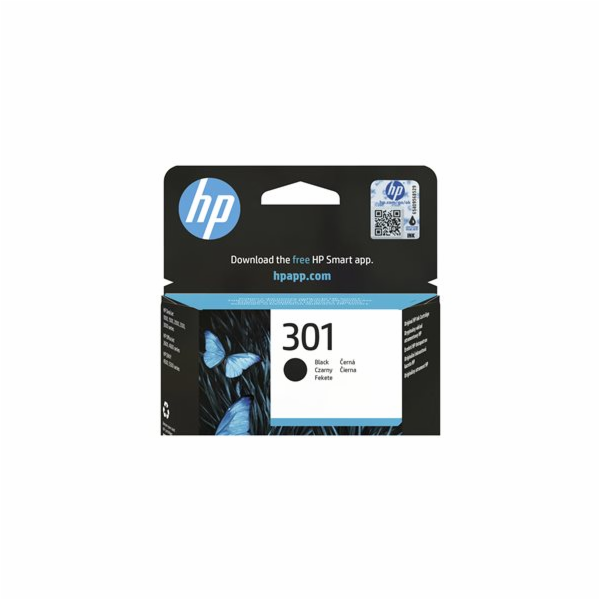 HP 301 - 3 ml - černá - originální - inkoustová cartridge...