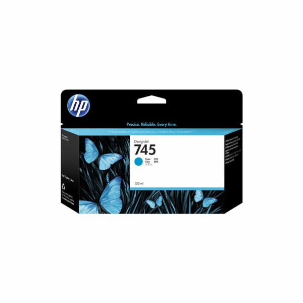 HP 745 - 130 ml - azurová - originální - DesignJet - inko...