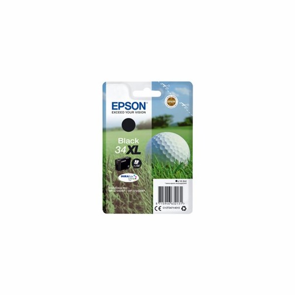 Epson 34XL - 16.3 ml - XL - černá - originální - blistr s...