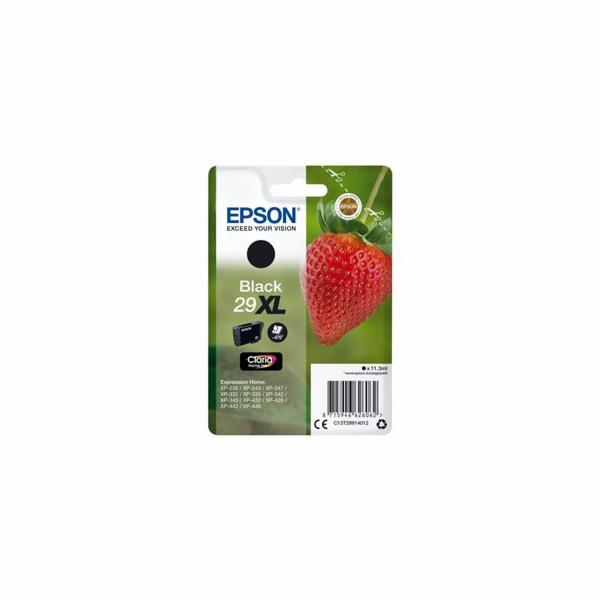 Epson 29XL - 11.3 ml - XL - černá - originální - blistr s...