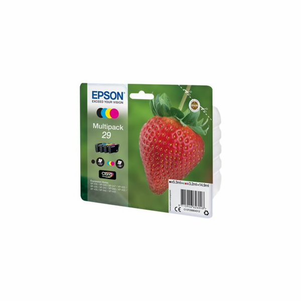 Epson 29 Multipack - 4-balení - 14.9 ml - černá, žlutá, a...