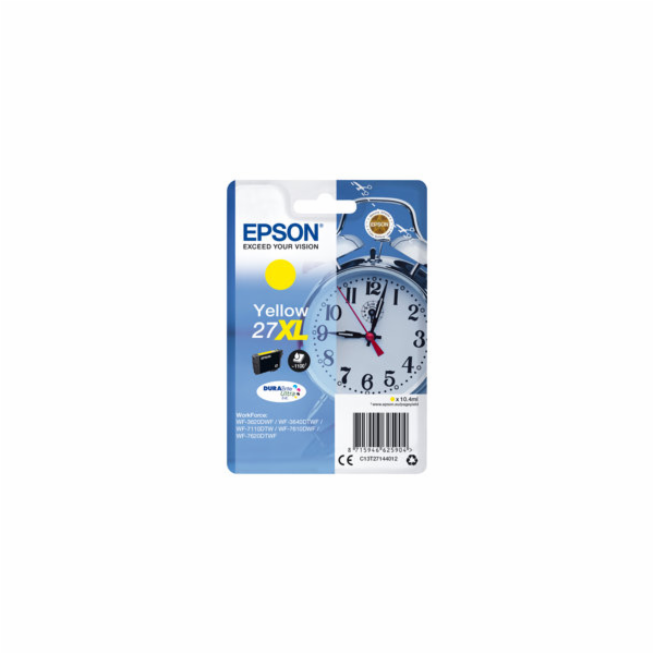 Epson 27XL - XL - žlutá - originální - blistr s RF alarme...