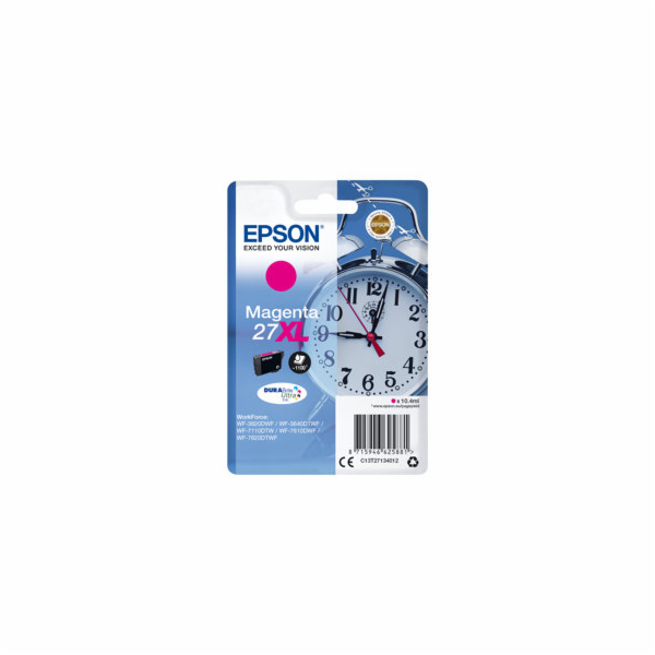 Epson 27XL - 10.4 ml - XL - purpurová - originální - blis...