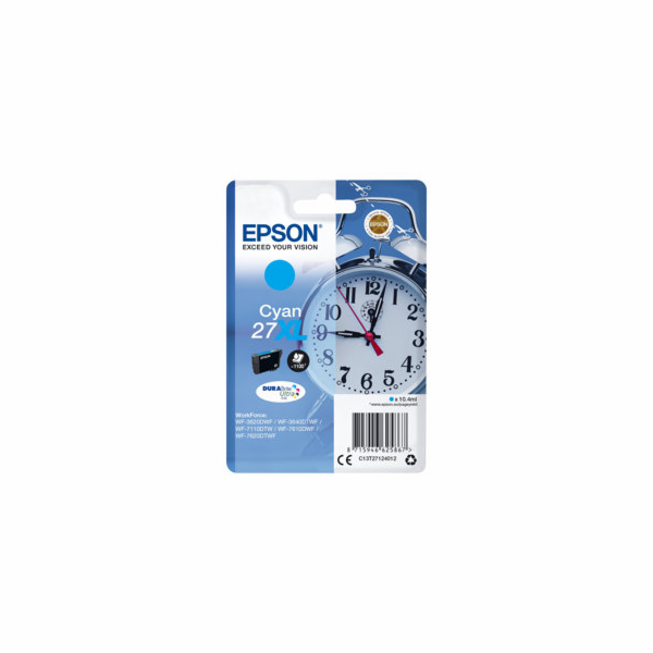 Epson 27XL - 10.4 ml - XL - azurová - originální - blistr...