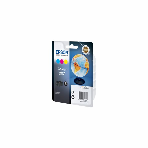 Epson 267 - 6.7 ml - žlutá, azurová, purpurová - originál...