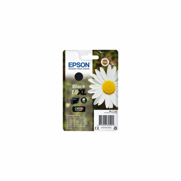 Epson 18XL - 11.5 ml - XL - černá - originální - blistr s...