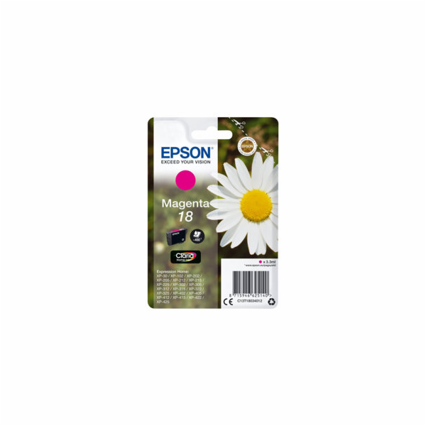 Epson 18 - 3.3 ml - purpurová - originální - blistr s RF ...