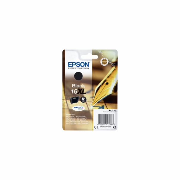 Epson 16XL - 6.5 ml - XL - černá - originální - blistr s ...