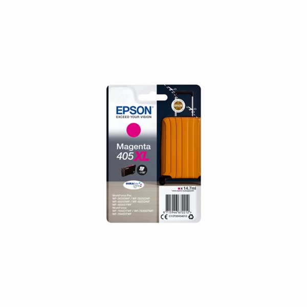 Epson 405XL - 14.7 ml - XL - purpurová - originální - bli...