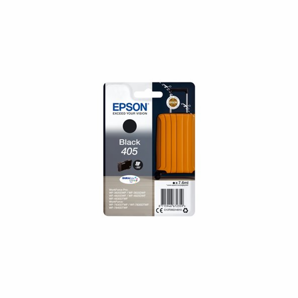 Epson 405 - 7.6 ml - černá - originální - blistr s RF / a...