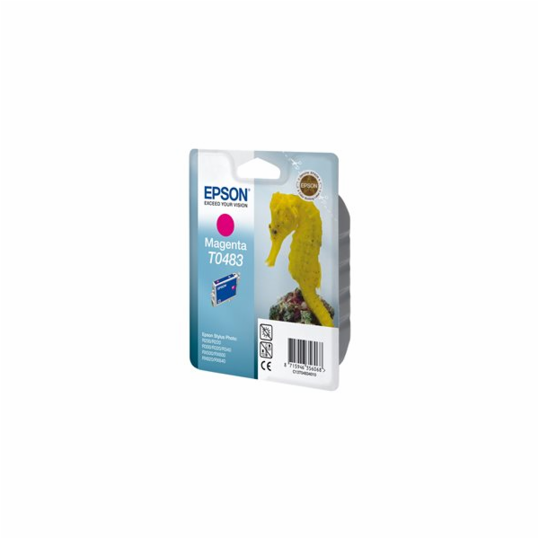 Epson T0483 - 13 ml - purpurová - originální - blistr s R...
