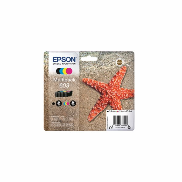 Epson 603 Multipack - 4-balení - černá, žlutá, azurová, p...