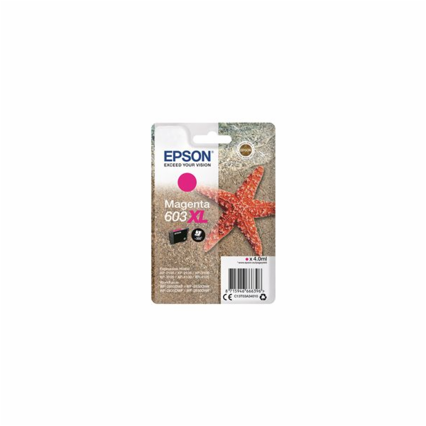 Epson 603XL - 4 ml - XL - purpurová - originální - blistr...
