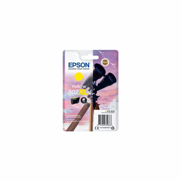 Epson 502XL - 6.4 ml - Vysoká kapacita - žlutá - originál...