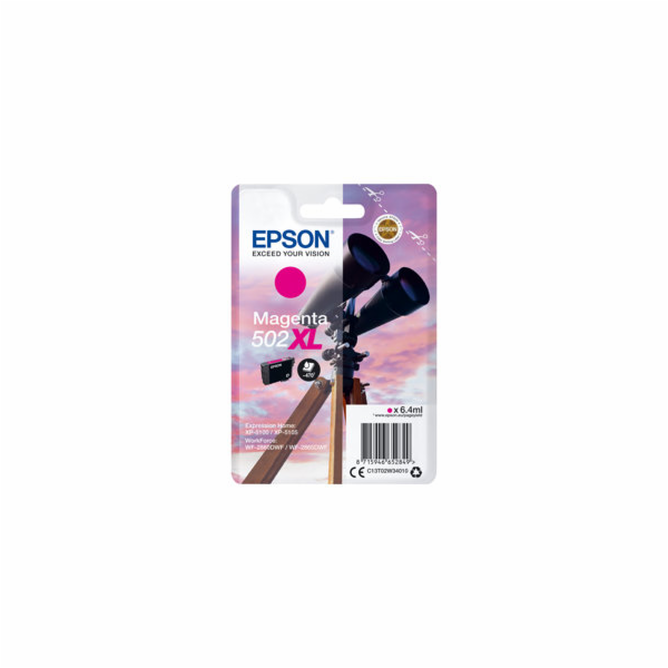 Epson 502XL - 6.4 ml - Vysoká kapacita - purpurová - orig...