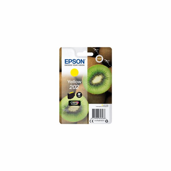 Epson 202 - 4.1 ml - žlutá - originální - blistr s RF ala...