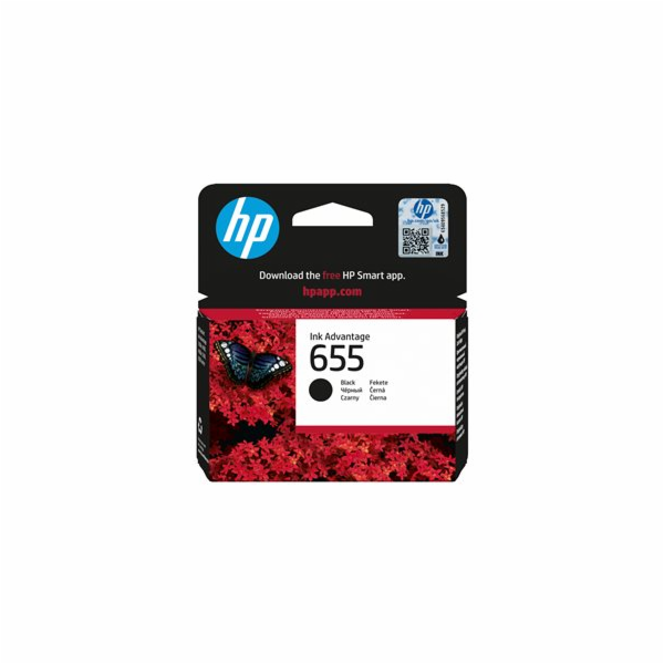 HP 655 - 14 ml - černá - originální - Ink Advantage - ink...