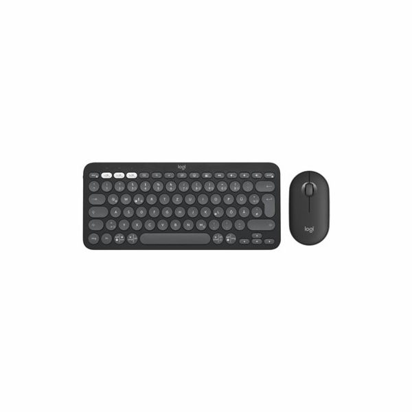 Logitech Pebble 2 Combo - Klávesnice a sada myši - bezdrá...