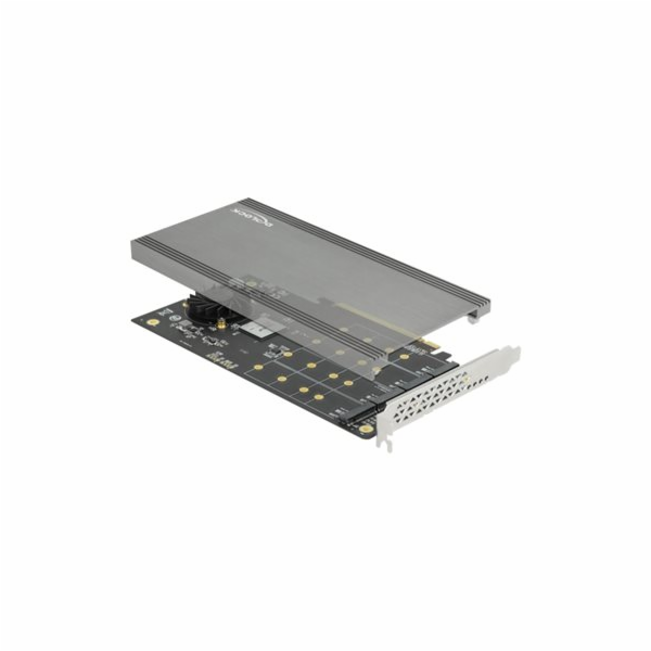Delock PCI Express x16 Card to 4 x internal NVMe M.2 Key ...