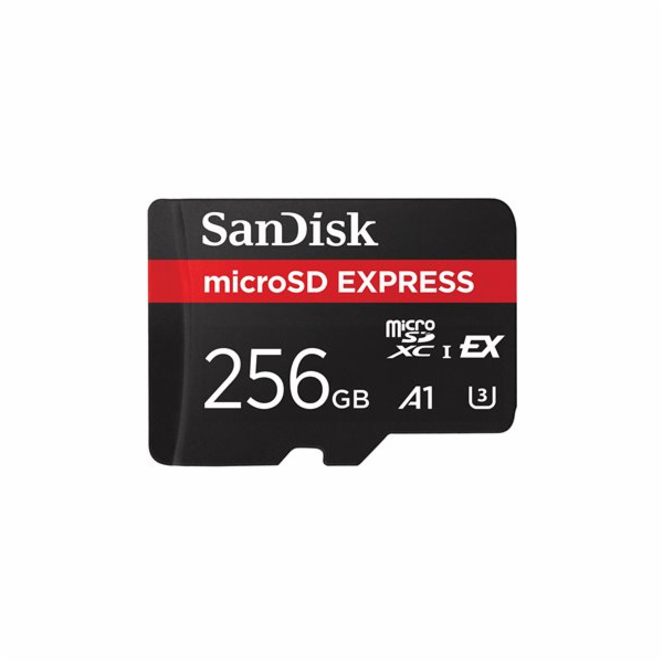 SanDisk micro SDXC karta 256GB Express (880/650 MB/s,  A1...