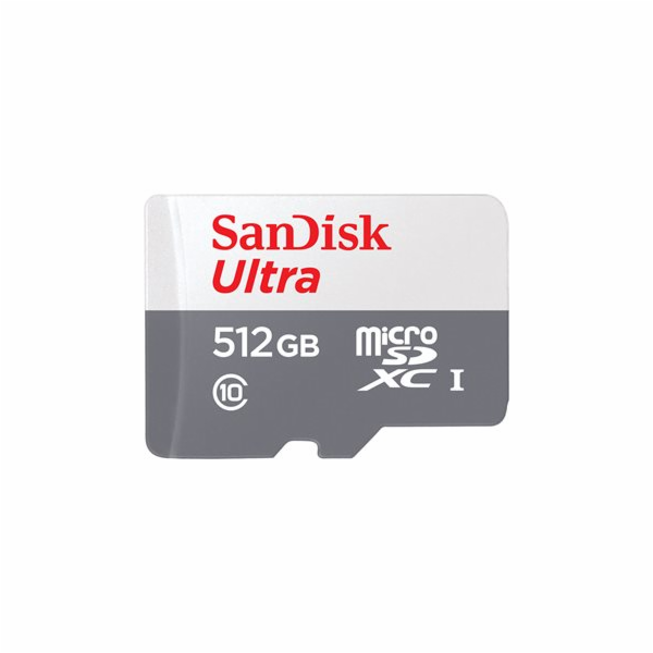 SanDisk MicroSDXC karta 512GB Ultra (100MB/s, Class 10, A...