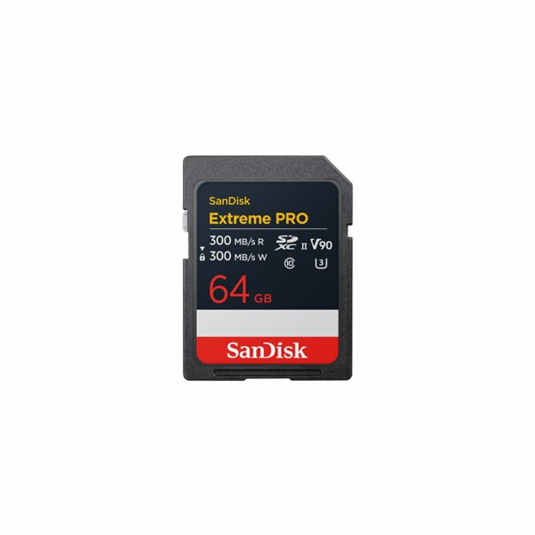 SanDisk ExtremePRO SDXC V90 64GB 300MB UHS-II  SDSDXDM-06...