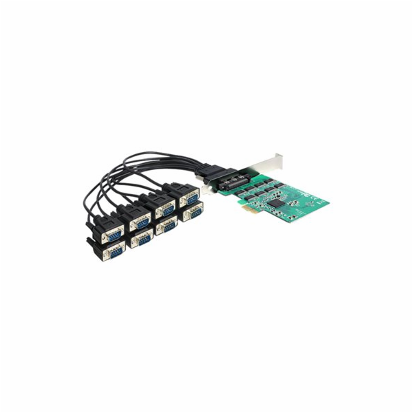 Delock PCI Express Card > 8 x Serial RS-232 - Sériový ada...