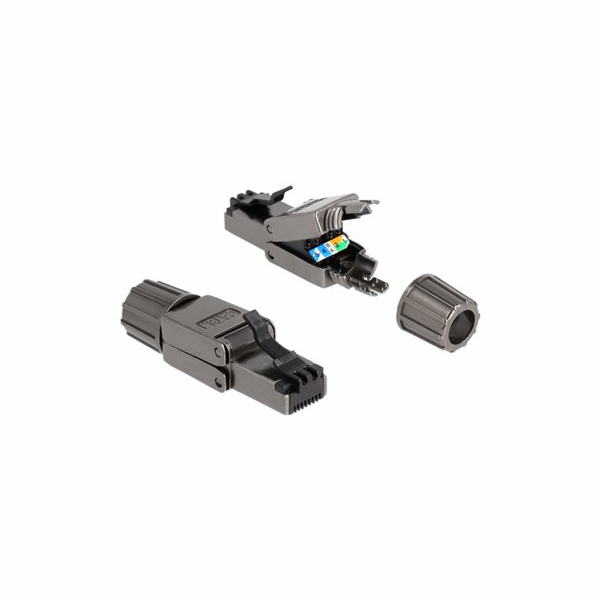 Delock - Síťový konektor - RJ-45 (M) - STP - CAT 8.1