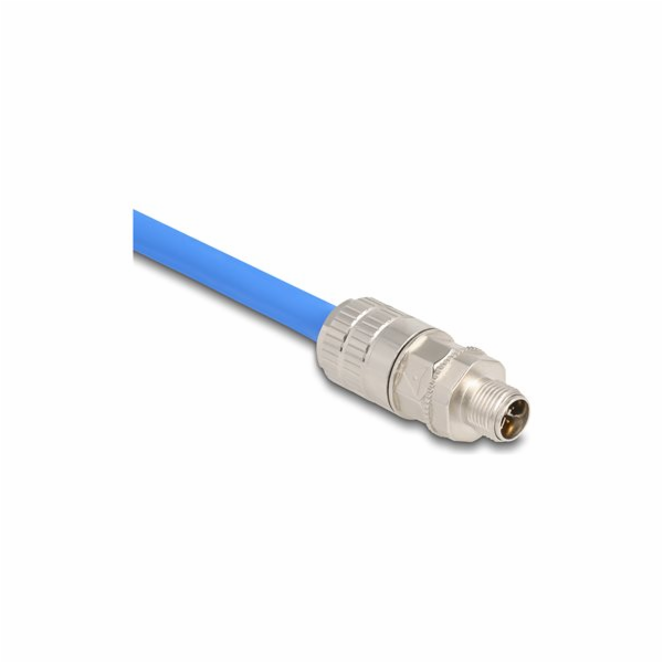 Delock - Síťový konektor - 8 pin M12-X (M) - CAT 6a - IEE...