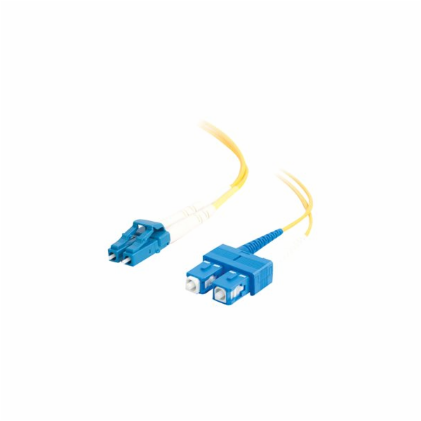 C2G LC-SC 9/125 OS1 Duplex Singlemode PVC Fiber Optic Cab...