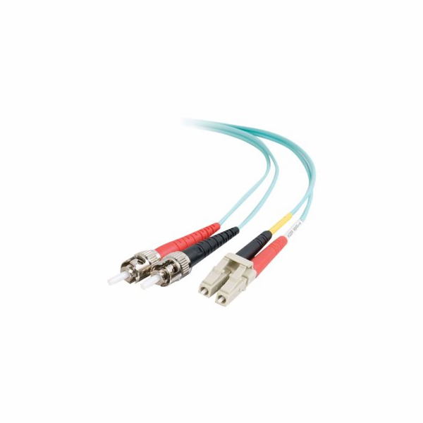 C2G LC-ST 10Gb 50/125 OM3 Duplex Multimode PVC Fiber Opti...