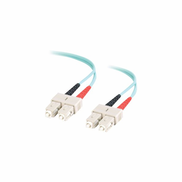 C2G SC-SC 10Gb 50/125 OM3 Duplex Multimode PVC Fiber Opti...