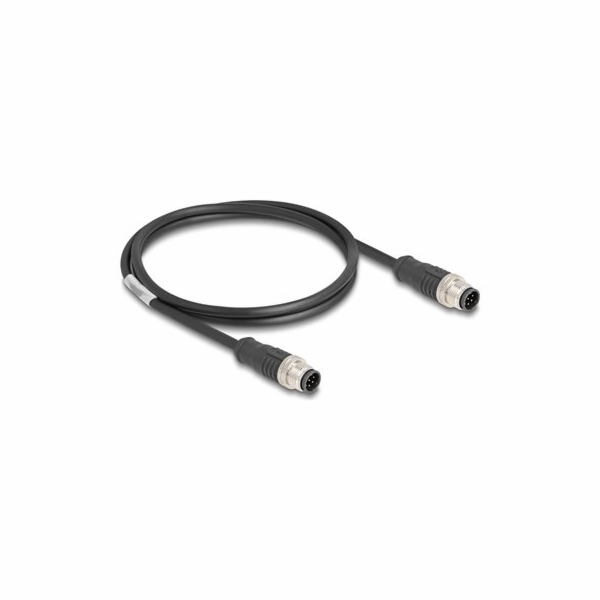Delock - Sítový kabel - 8pinový M12-A (M) do 8pinový M12-...