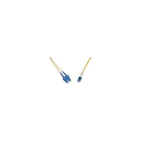 Patch kabel 9/125 LCupc/SCupc SM OS 3m duplex